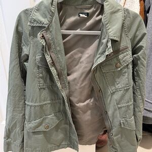 J. Crew Sage Green Bomber Jacket